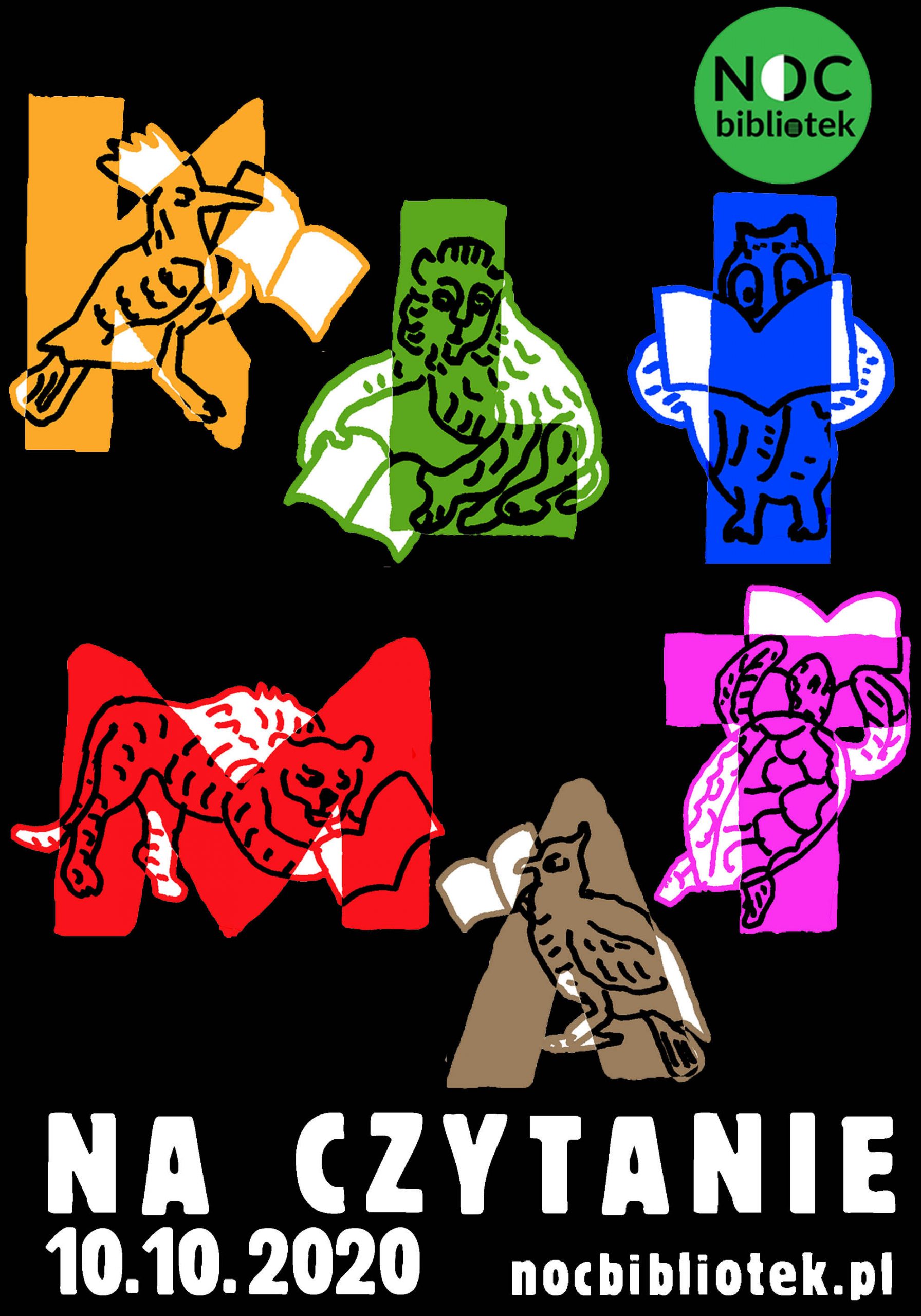 Noc Bibliotek 2020 plakat scaled